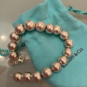 Tiffany & Co. sterling silver beaded bracelet